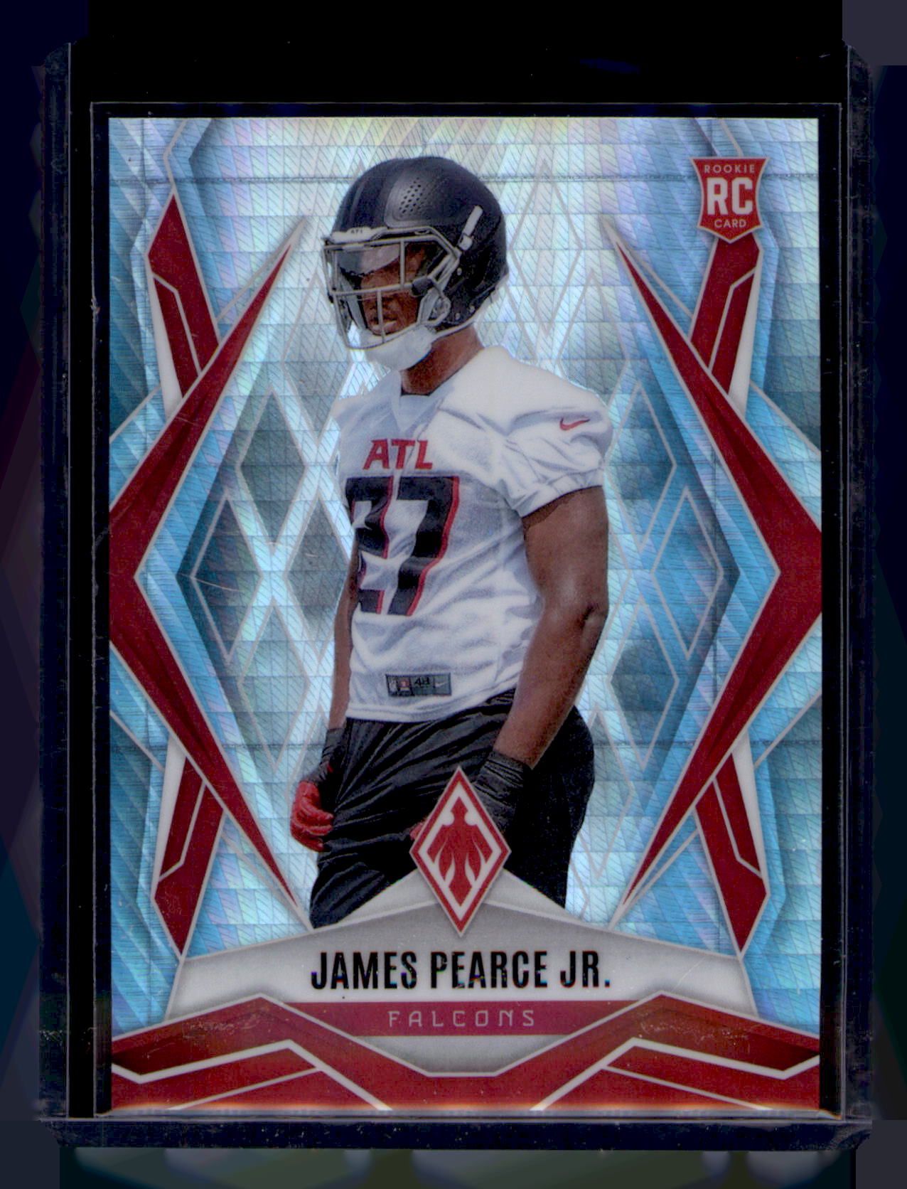 2025 Panini Phoenix James Pearce Jr.  Card RC Silver Prizm Holo #243 Falcons