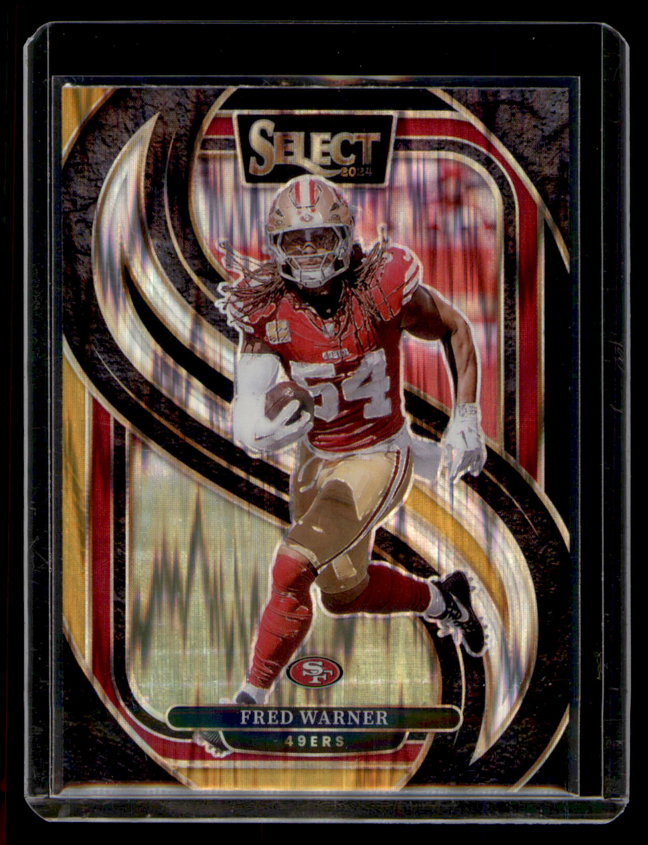 2024 Panini Select Fred Warner Premier Level Prizm Refractor #157 49ers CARD
