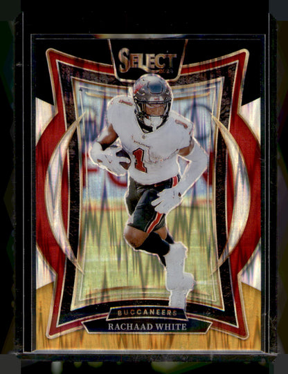 2024 Panini Select #88 Rachaad White Black & Orange Prizm Shock