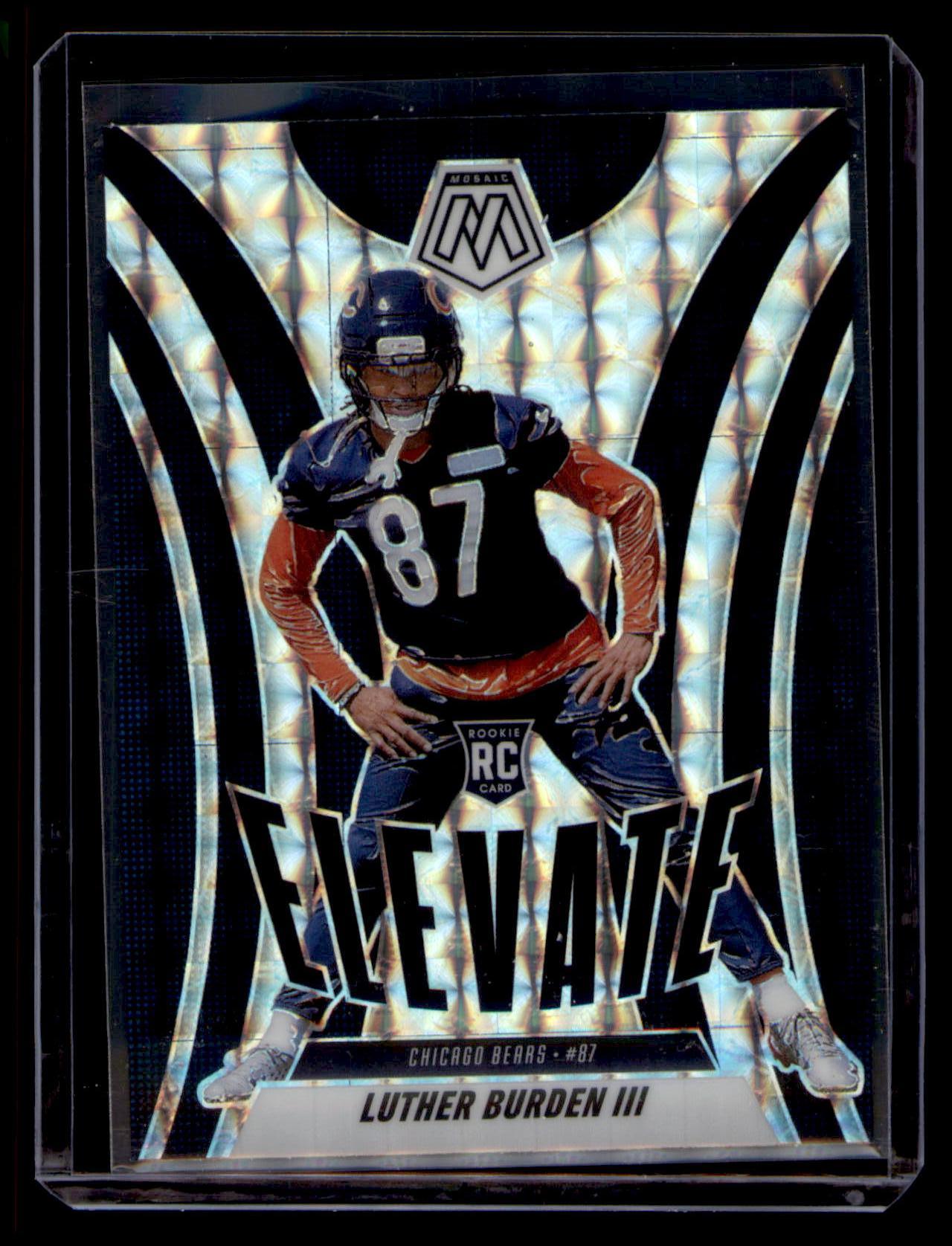 2025 Panini Mosaic Luther Burden III Elevate Rookie  #7 Chicago Bears RC