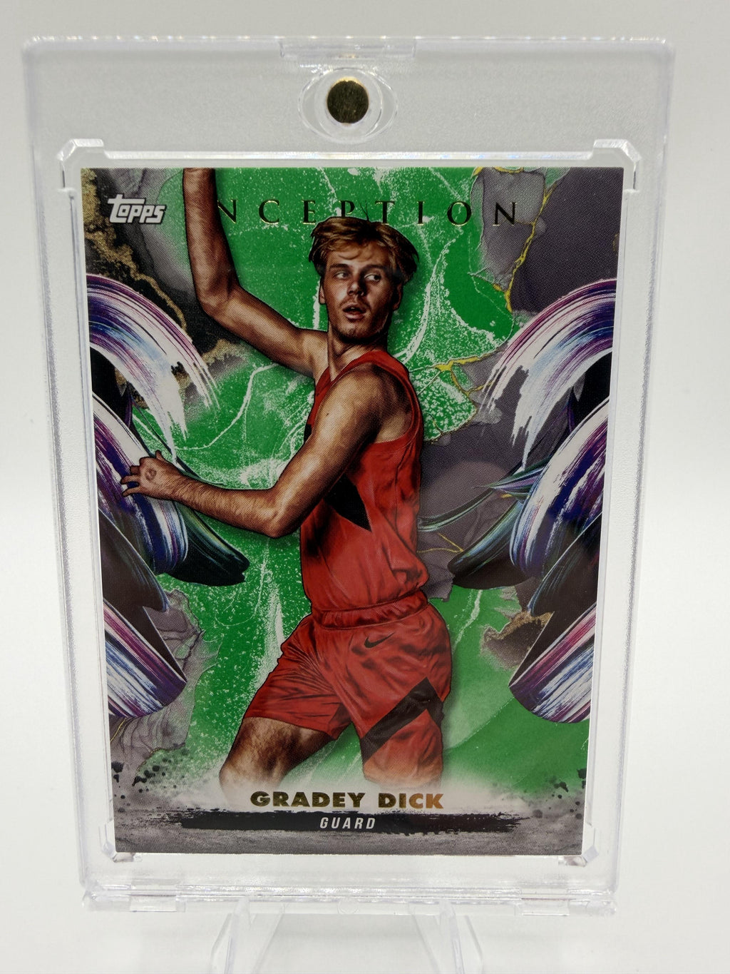 2024-25 Topps Inception Basketball Gradey Dick Green Parallel card #61 Raptors