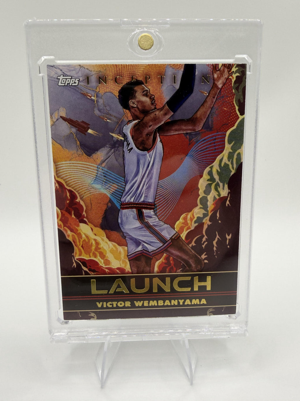 2024-25 Topps Inception Victor Wembanyama Launch card SSP Case Hit #LA-VW Spurs