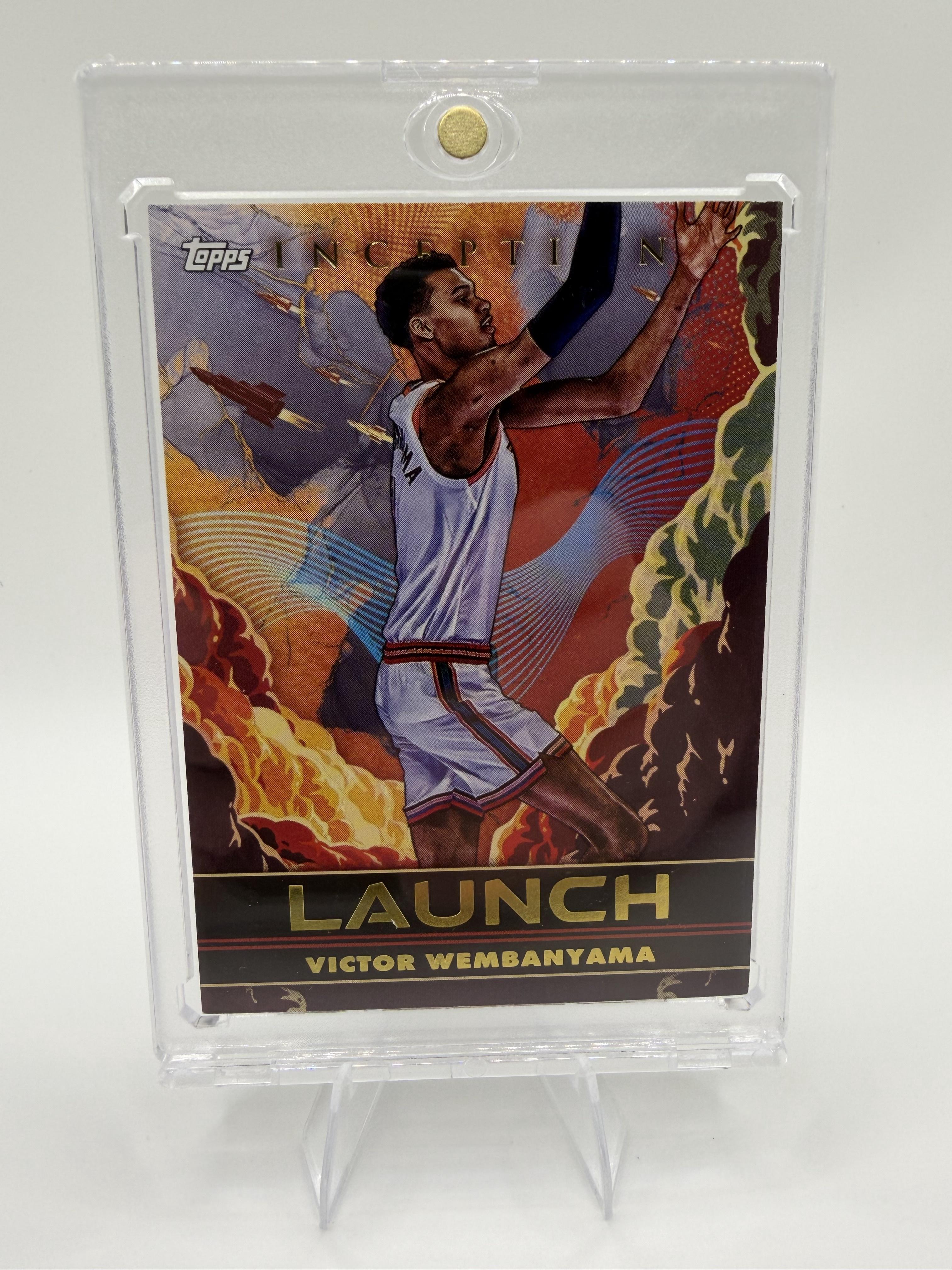 2024-25 Topps Inception Victor Wembanyama Launch card SSP Case Hit #LA-VW Spurs
