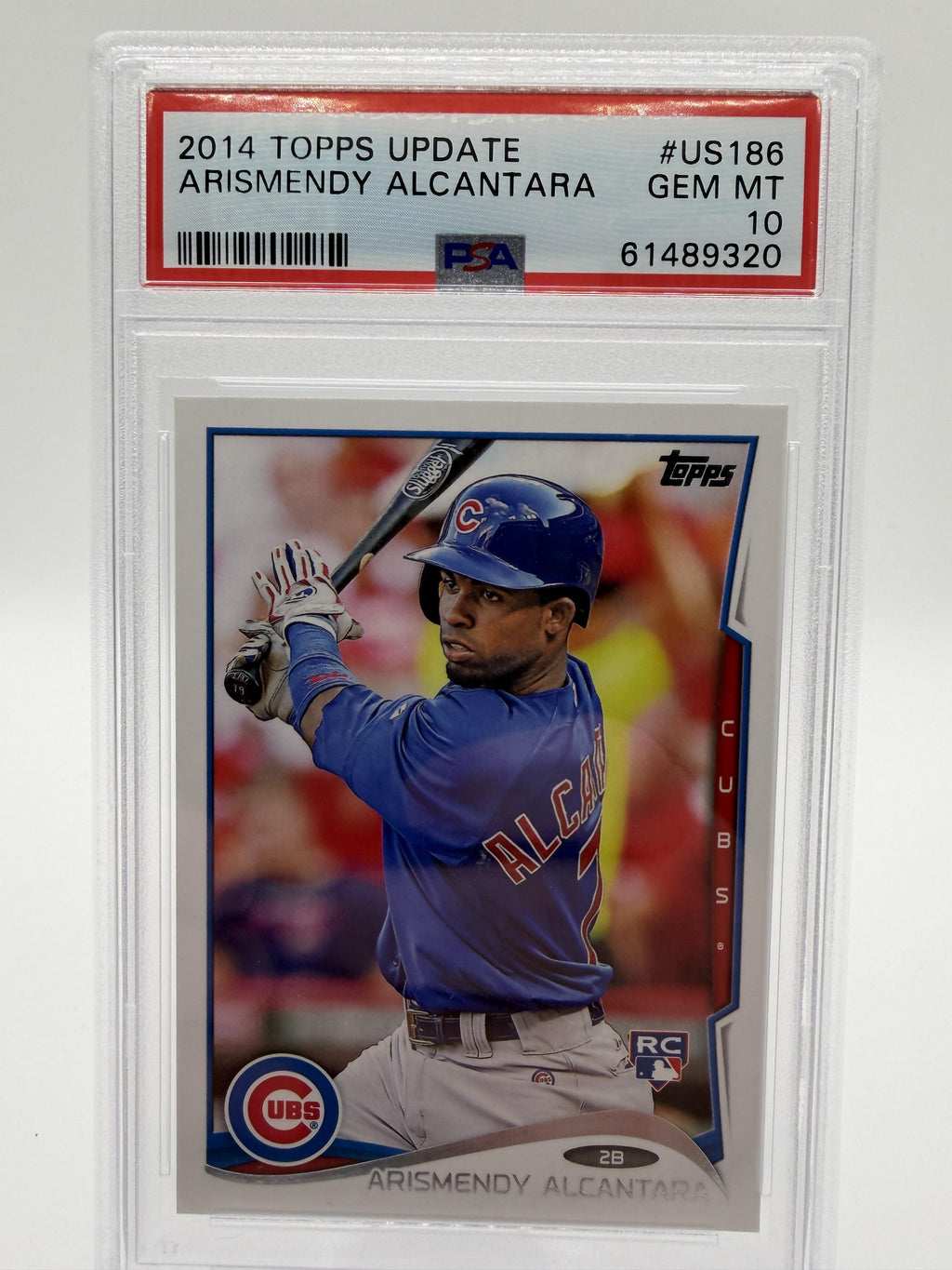 2014 Topps Update Arismendy Alcantara #US186 Rookie RC Card PSA 10 GEM MINT Cubs