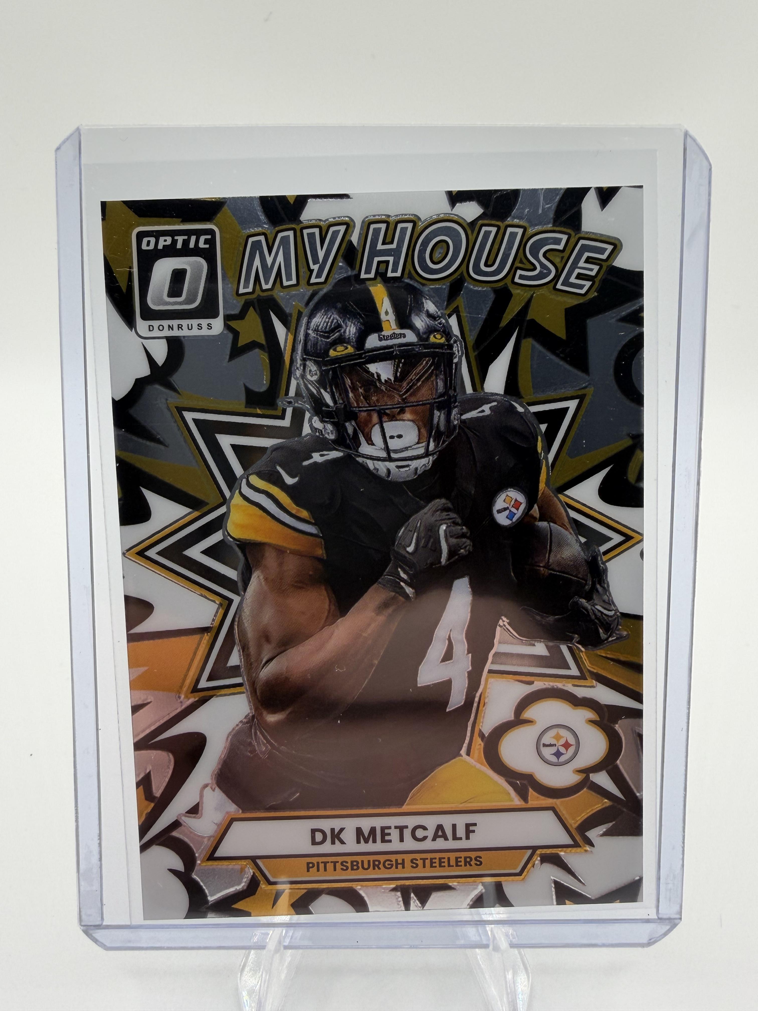 2025 Donruss Optic DK Metcalf #8 My House Insert Card Pittsburgh Steelers