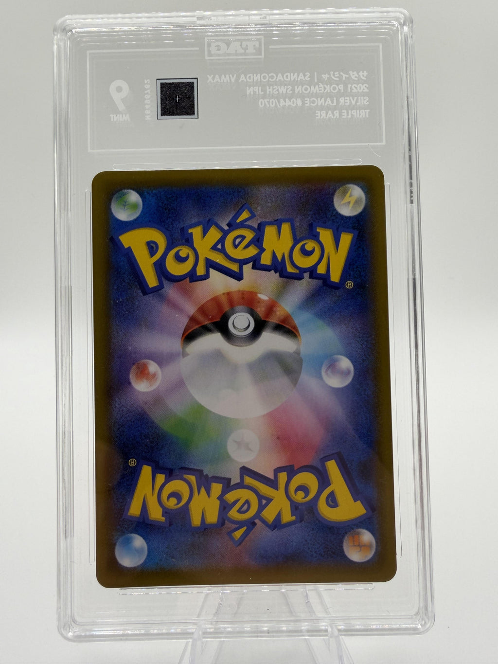 2021 Pokemon Japanese Silver Lance Sandaconda VMAX RRR 044/070 TAG 9 MINT Card