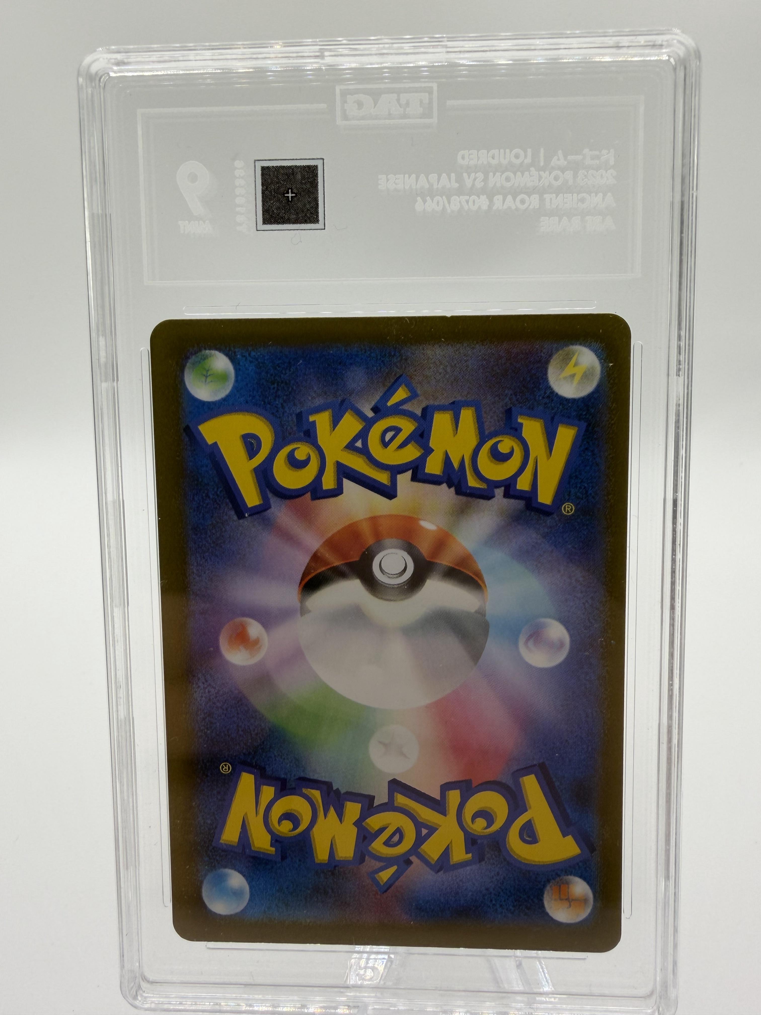 2023 Pokemon Japanese Ancient Roar Loudred AR 078/066 TAG 9 MINT Card