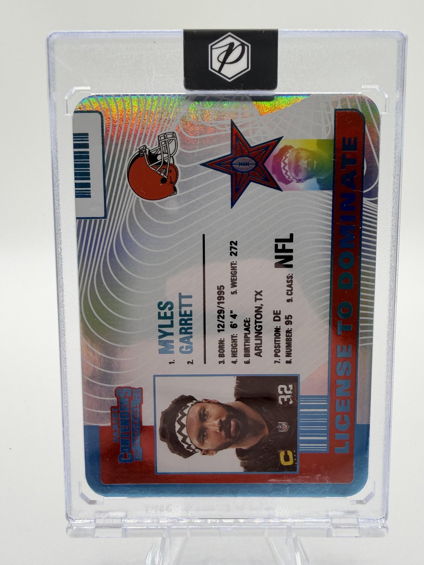 2024 Panini Contenders Myles Garrett License To Dominate SSP Insert Card