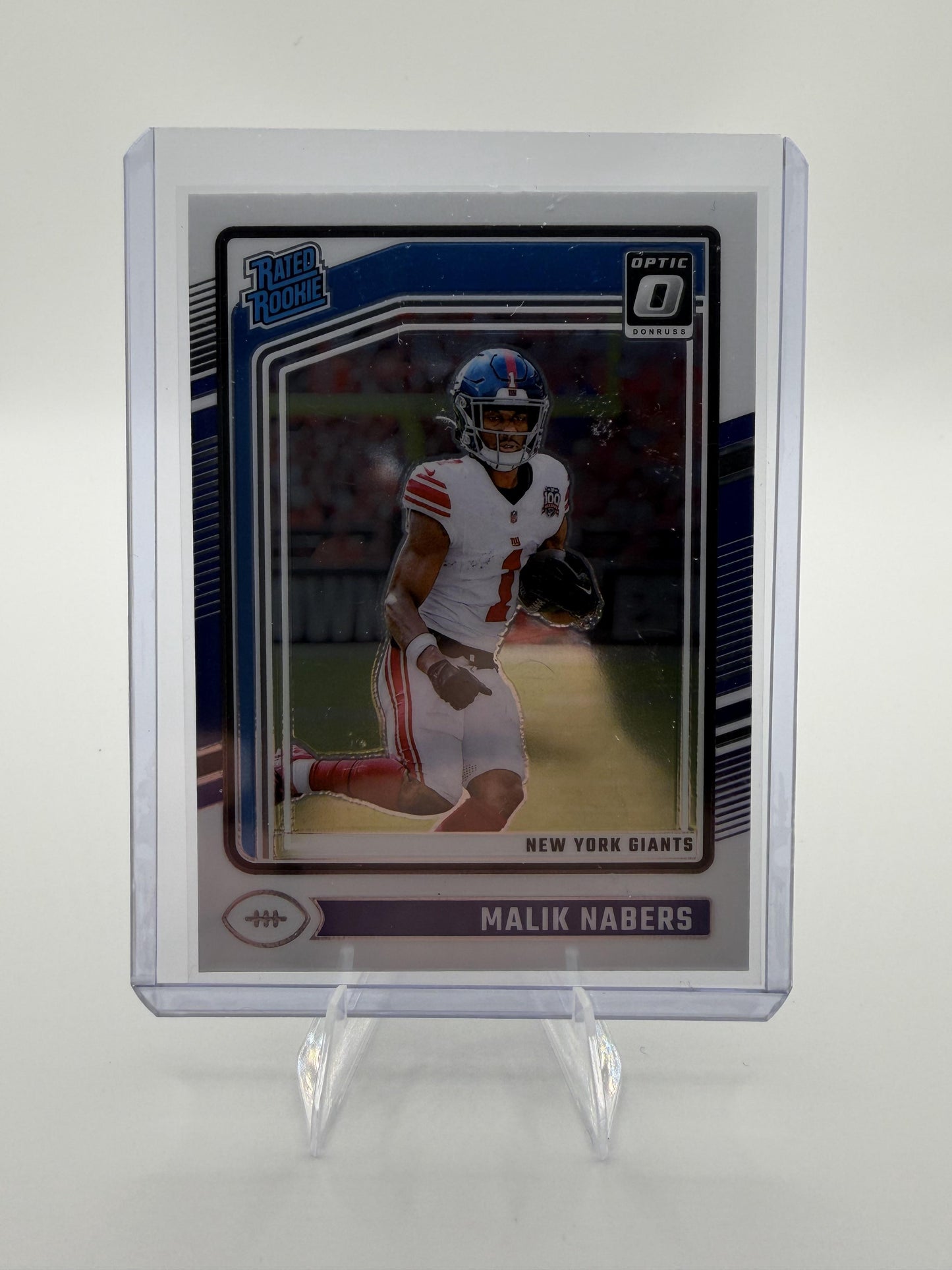 2024 Panini Donruss Optic Malik Nabers Rated Rookie Card #271 Giants WR