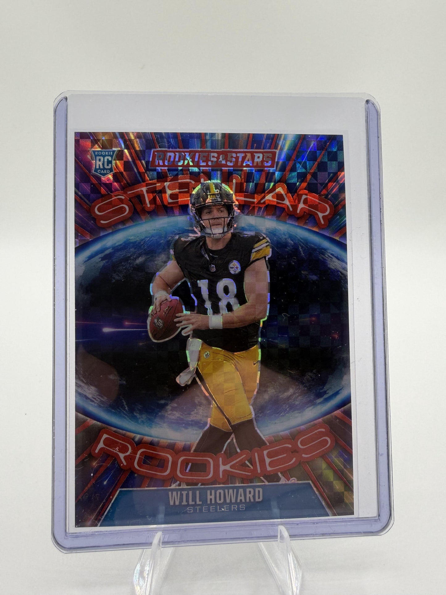 2025 Panini Rookies & Stars Will Howard Stellar Rookies RC Card #5 Steelers
