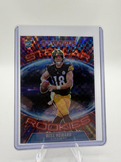 2025 Panini Rookies & Stars Will Howard Stellar Rookies RC Card #5 Steelers