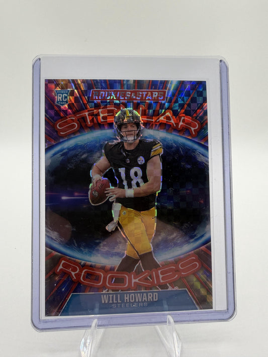 2025 Panini Rookies & Stars Will Howard Stellar Rookies RC Card #5 Steelers