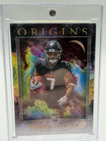 2023 Panini Origins Bijan Robinson Falcons RC Rookie Card #107