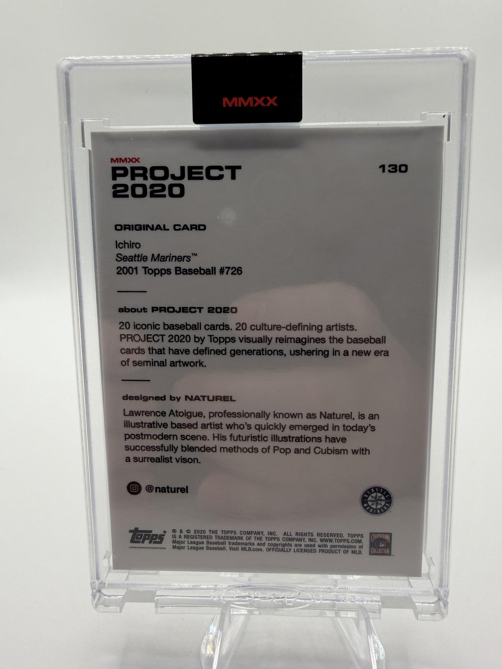 2020 Topps Project 2020 Ichiro Suzuki By Naturel Card #130 Mariners in Mag