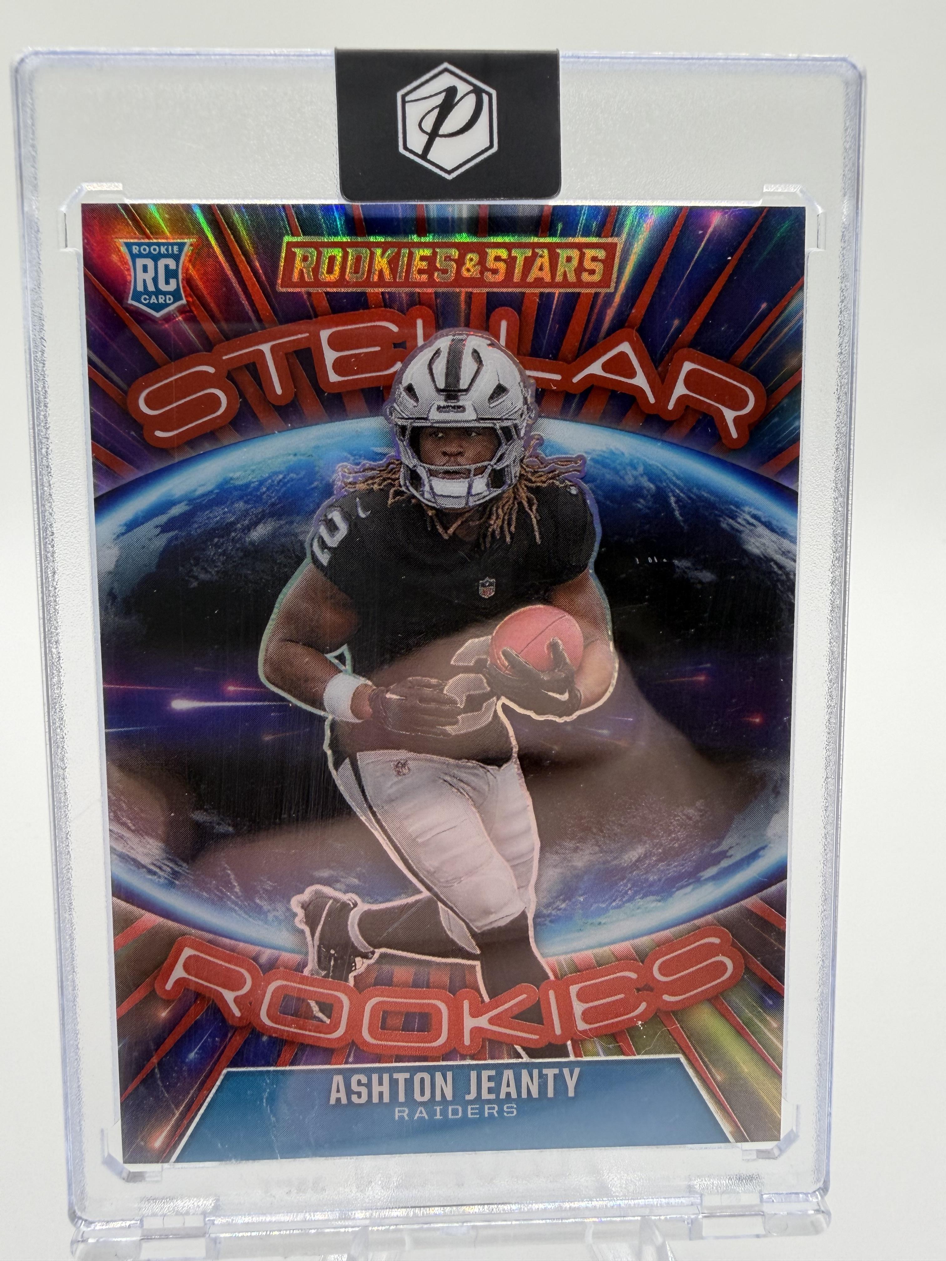 2025 Panini Rookies & Stars Ashton Jeanty Stellar /99 Raiders RC Card #4