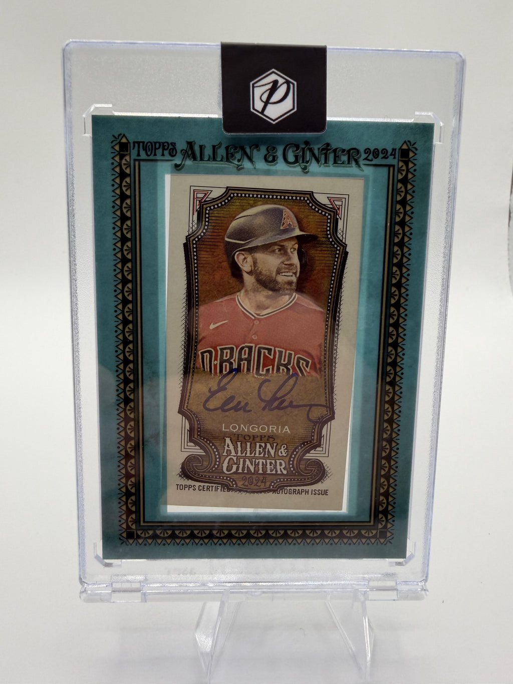 2024 Topps Allen & Ginter Evan Longoria Auto /50 Diamondbacks Card