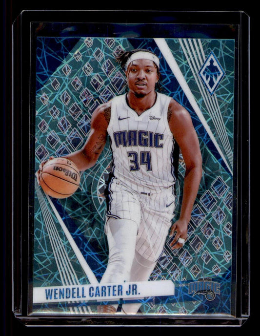 2023-24 Panini Phoenix Wendell Carter Jr Orlando Magic #121 Teal Seismic