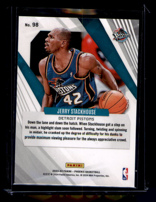 2023 Panini Phoenix Jerry Stackhouse Card