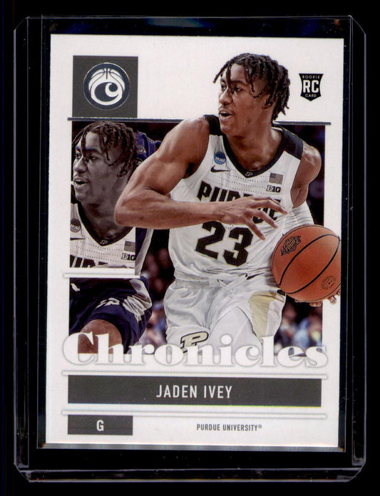 2022 Panini Chronicles Draft Picks Jaden Ivey #12 RC Purdue Boilermakers
