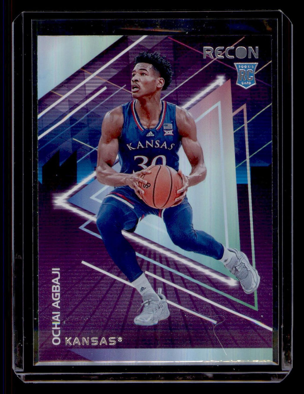 2022 Panini Chronicles Draft Picks Ochai Agbaji Recon #20 RC Kansas Jayhawks