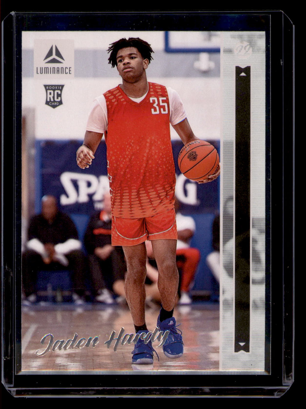 2022 Panini 2022 Panini Chronicles Draft Picks Jaden Hardy Card Luminance Black