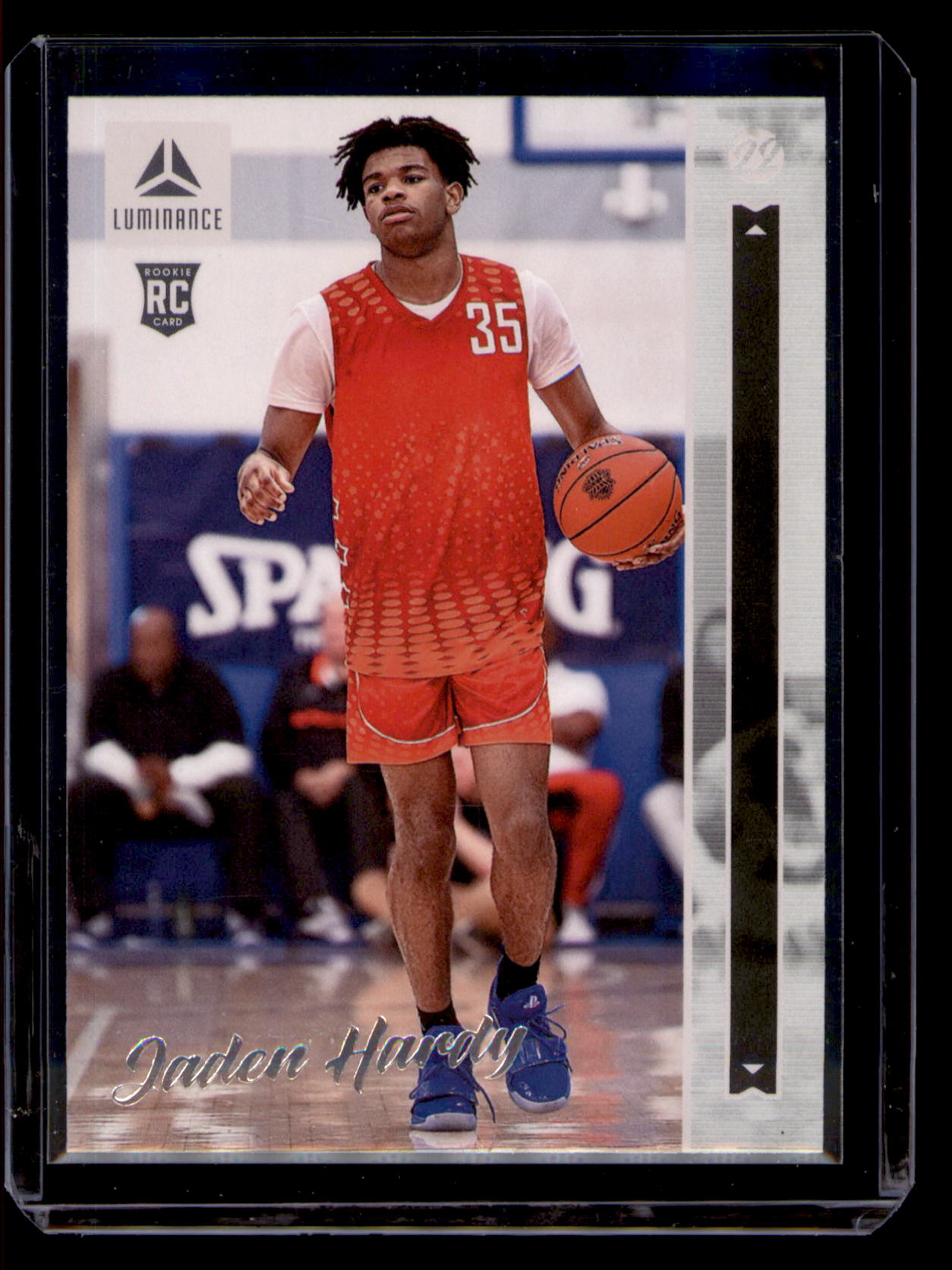 2022 Panini 2022 Panini Chronicles Draft Picks Jaden Hardy Card Luminance Black
