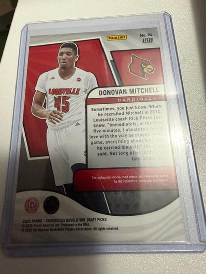 2022-23 Panini Chronicles Revolution Donovan Mitchell #94 Louisville Cardinals