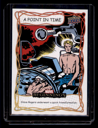 2023 Upper Deck Marvel Beginnings Vol 2 Captain America PT8 Point in Time