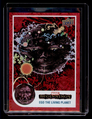 2023 Upper Deck Marvel Beginnings Vol 2 Ego the Living Planet Red Supernova #36