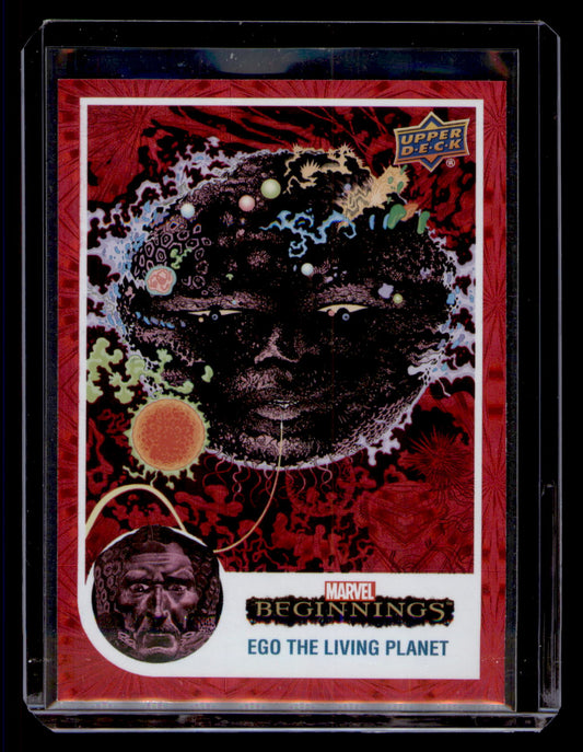 2023 Upper Deck Marvel Beginnings Vol 2 Ego the Living Planet Red Supernova #36