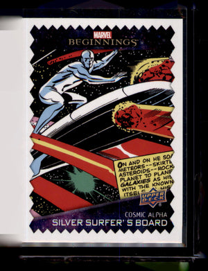 2023 Upper Deck Marvel Beginnings Vol 2 Silver Surfer's Board Cosmic Alpha CA2