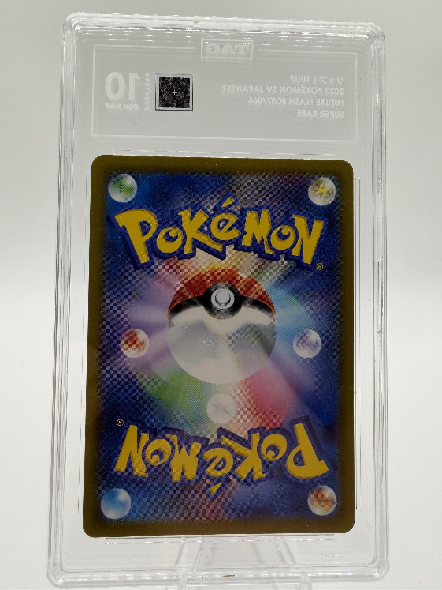 2023 Pokemon Japanese Future Flash Tulip SR Full Art Card TAG 10 GEM MINT