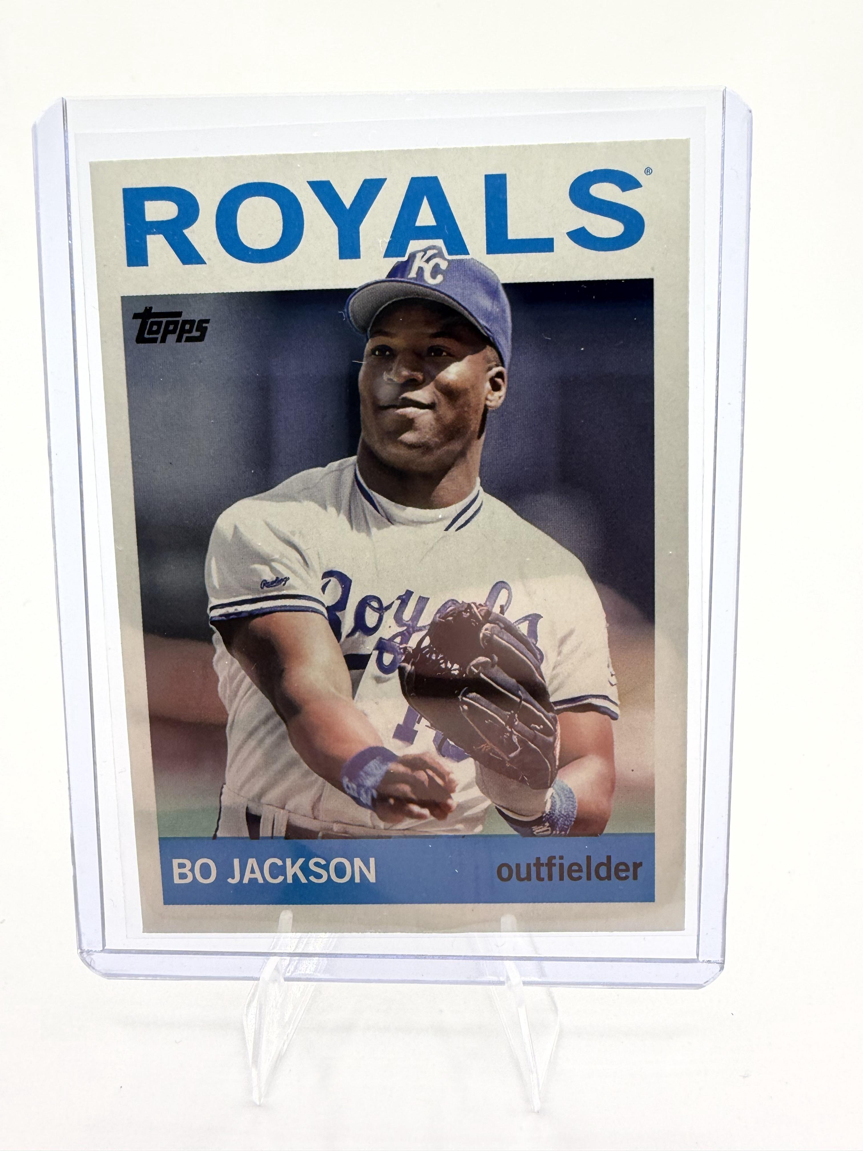 2025 Topps Archives Bo Jackson #40 Card Kansas City Royals 1989 Retro