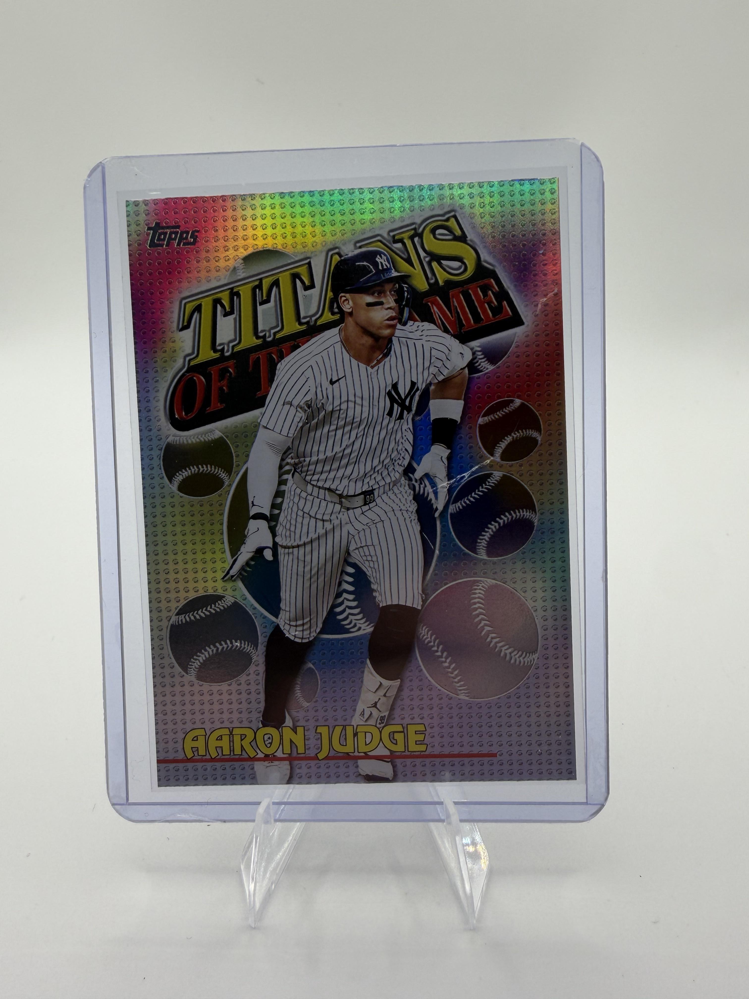 2026 Topps Titans of the Game Aaron Judge #TOG-3 Yankees Card Holo Foil