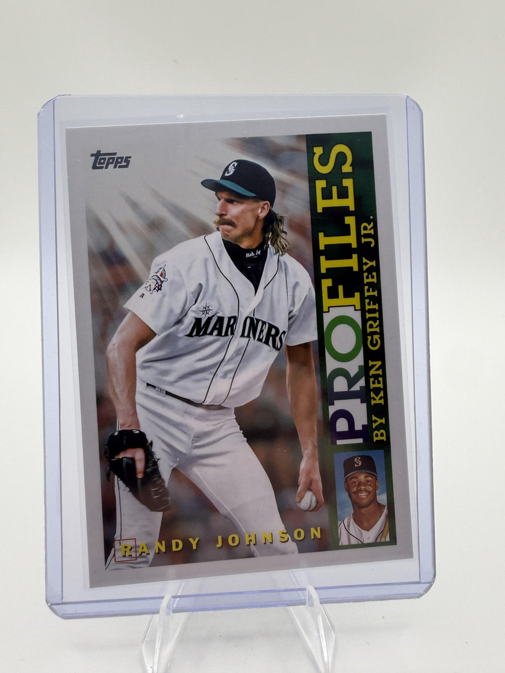 2026 Topps ProFiles Randy Johnson Card #TP-25 Mariners Ken Griffey Jr. Insert