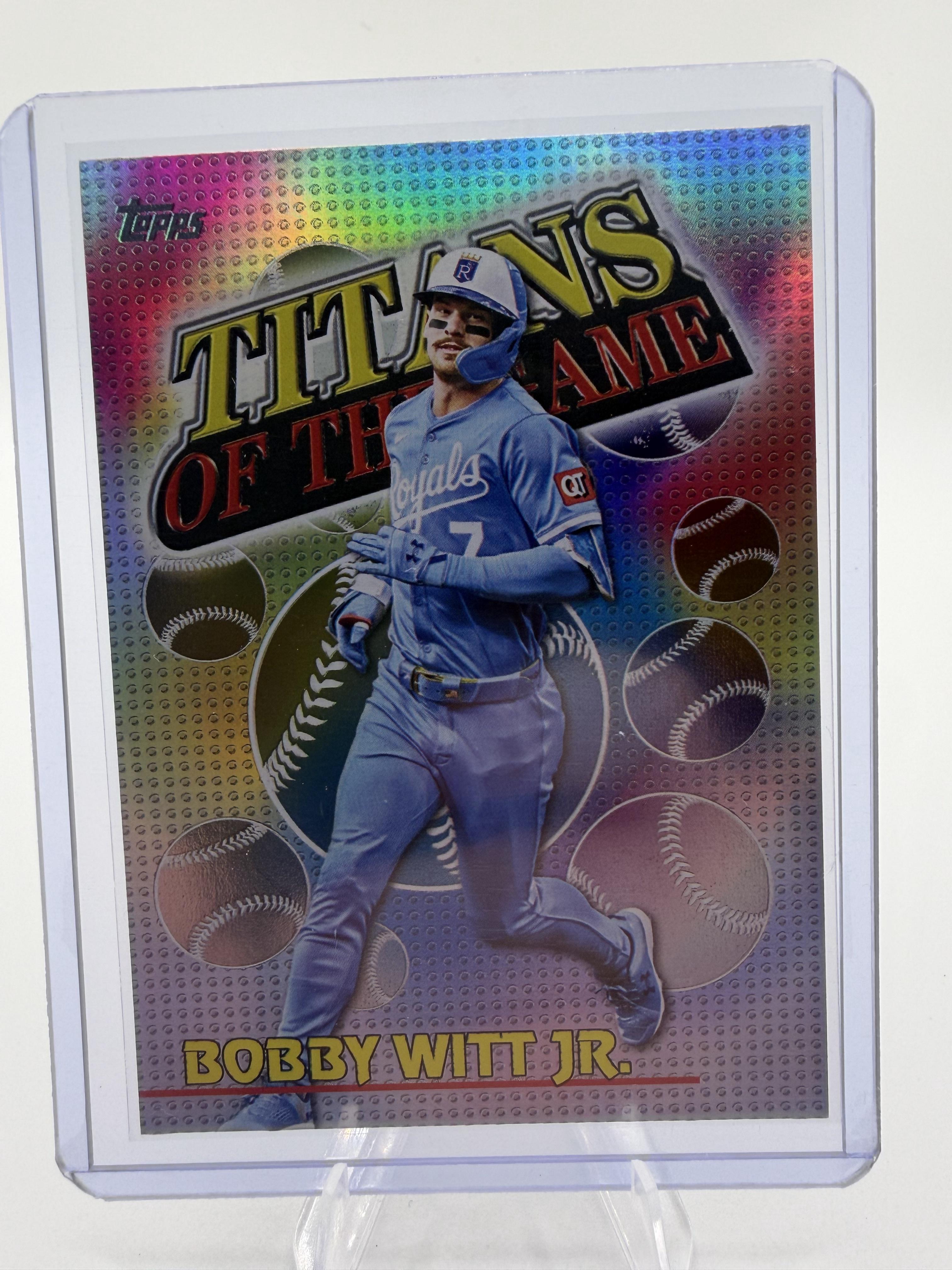 2026 Topps Bobby Witt Jr Titans of the Game #TOG-16 Royals Card Foil