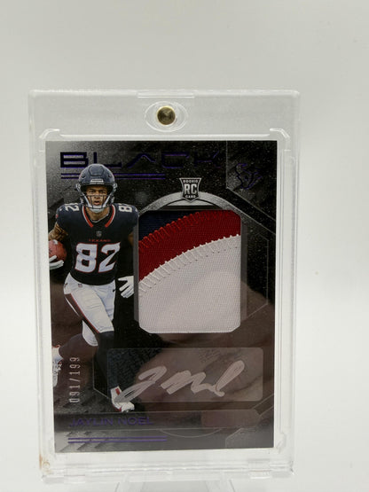 2025 Panini Black Jaylin Noel RPA Rookie Patch Auto /199 Texans RC Card