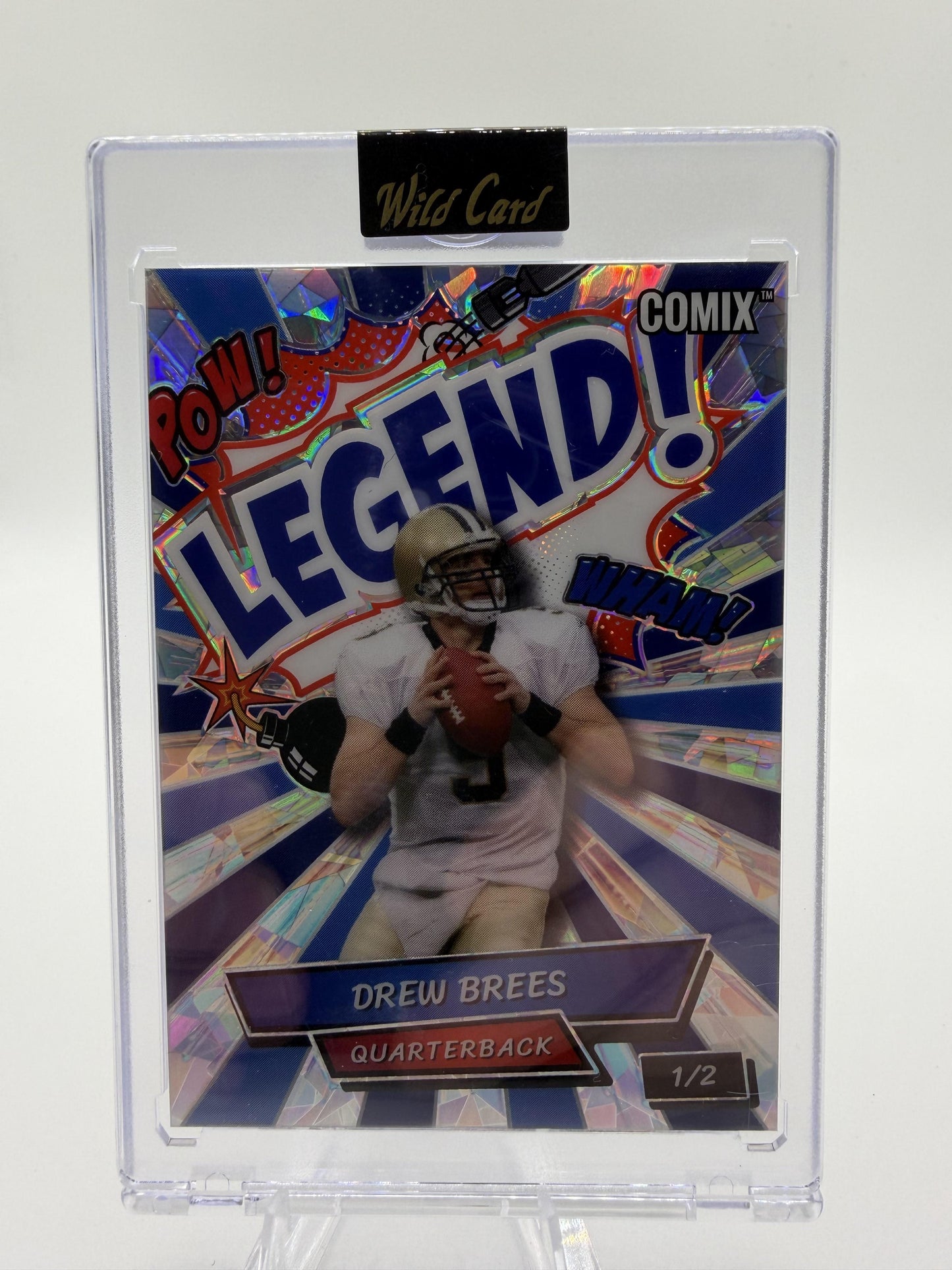 2025 Wild Card Comix Drew Brees Legend Card #ACLRB-DB /2 New Orleans Saints