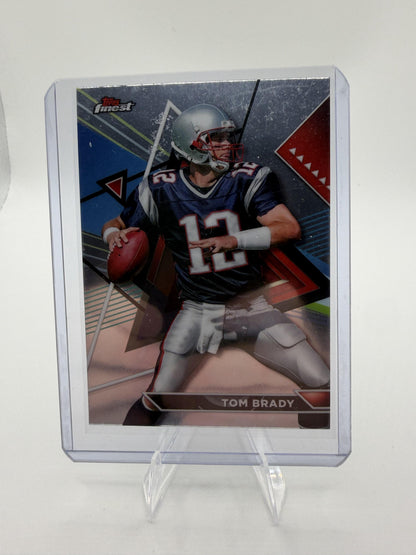2024 Topps Composite Tom Brady Finest Refractor Card #215 New England