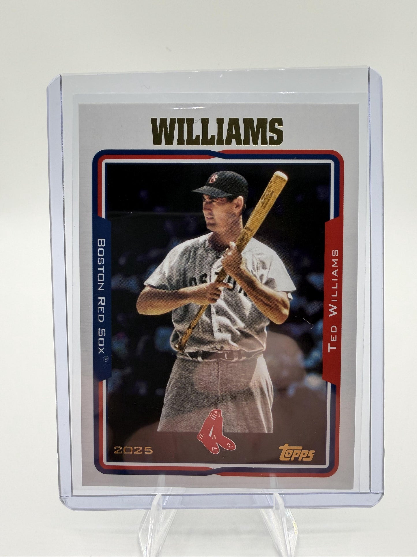 2025 Topps Archives Ted Williams Baseball Card – Boston Red Sox #244