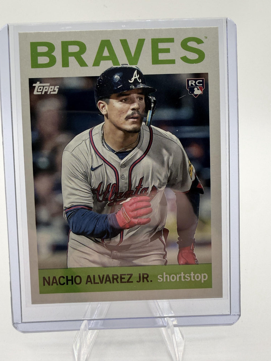 2025 Topps Archives Nacho Alvarez Jr. Rookie Card – Atlanta Braves RC #73