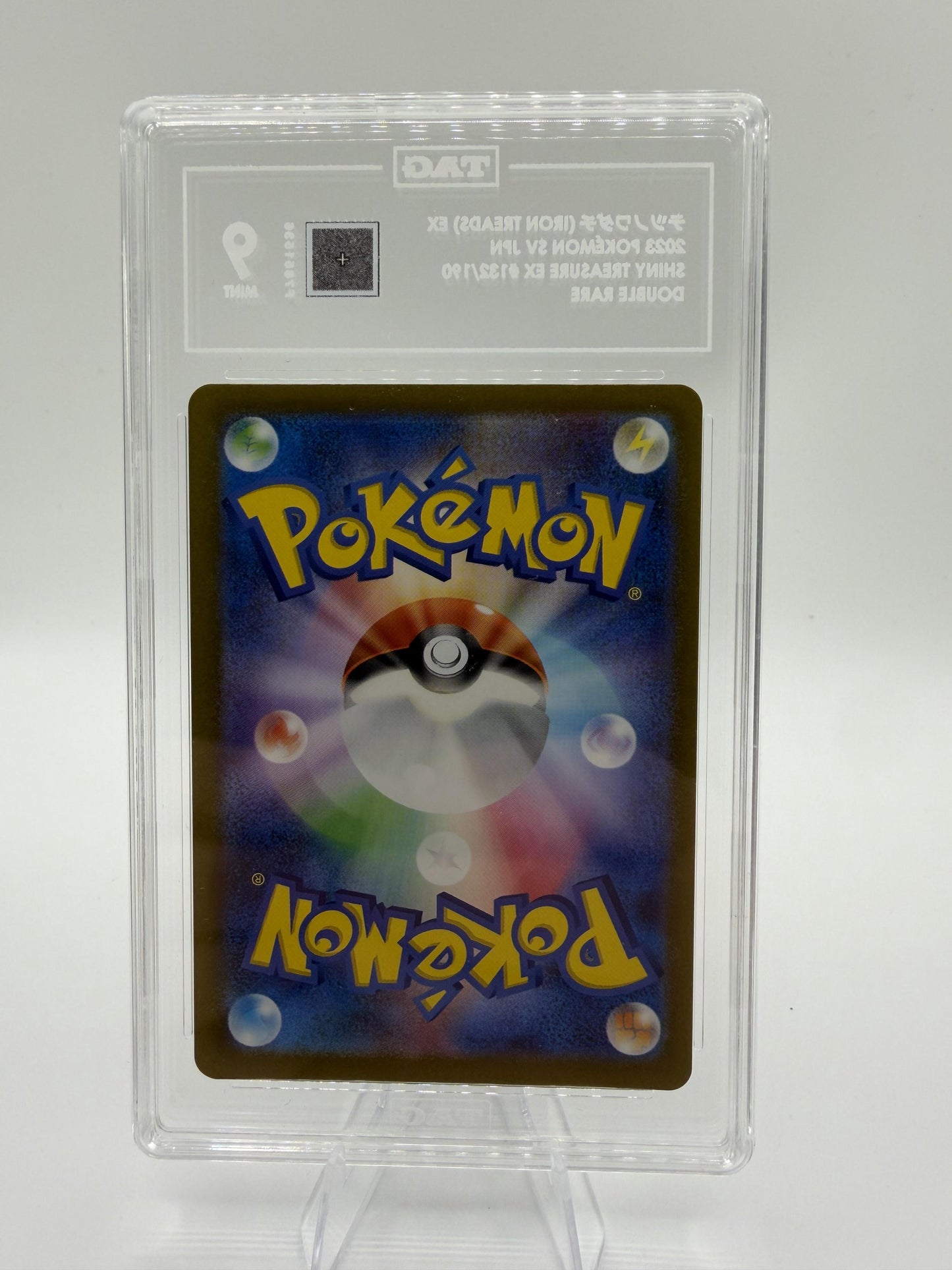 Iron Treads ex 132/190 RR Shiny Treasure ex Japanese Pokemon Card TAG 9 Mint