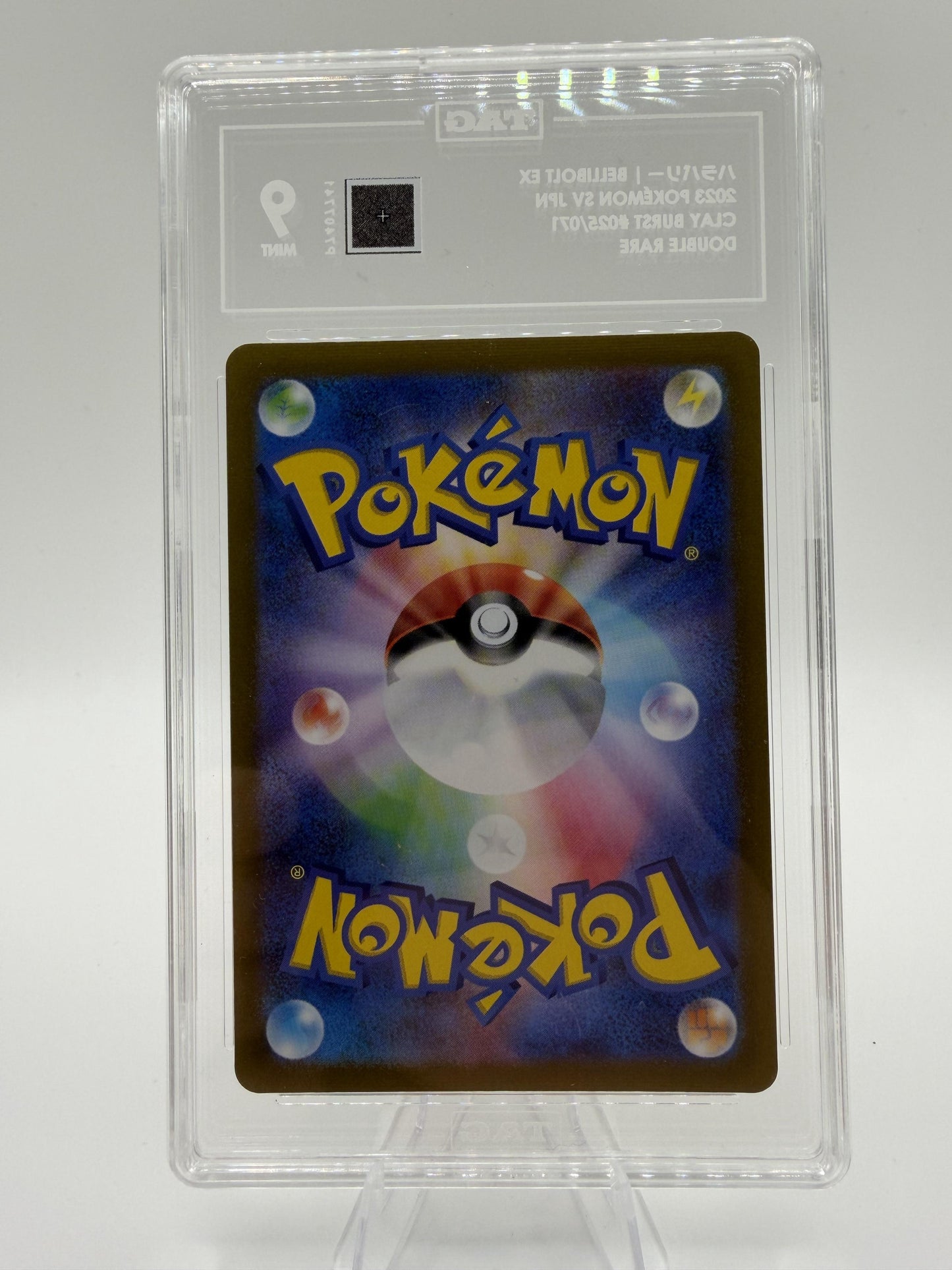 Bellibolt ex 025/071 RR Clay Burst Japanese Pokemon Card TAG 9 Mint