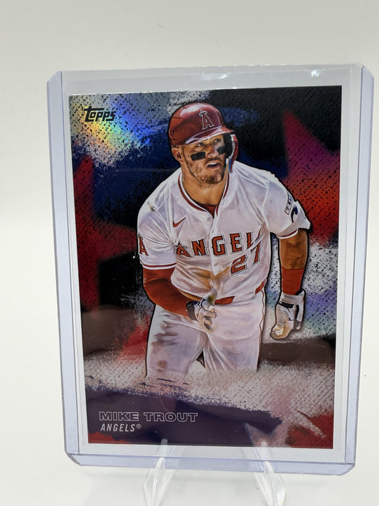 2026 Topps Mike Trout Stars of MLB SMLB-7 Los Angeles Angels Card