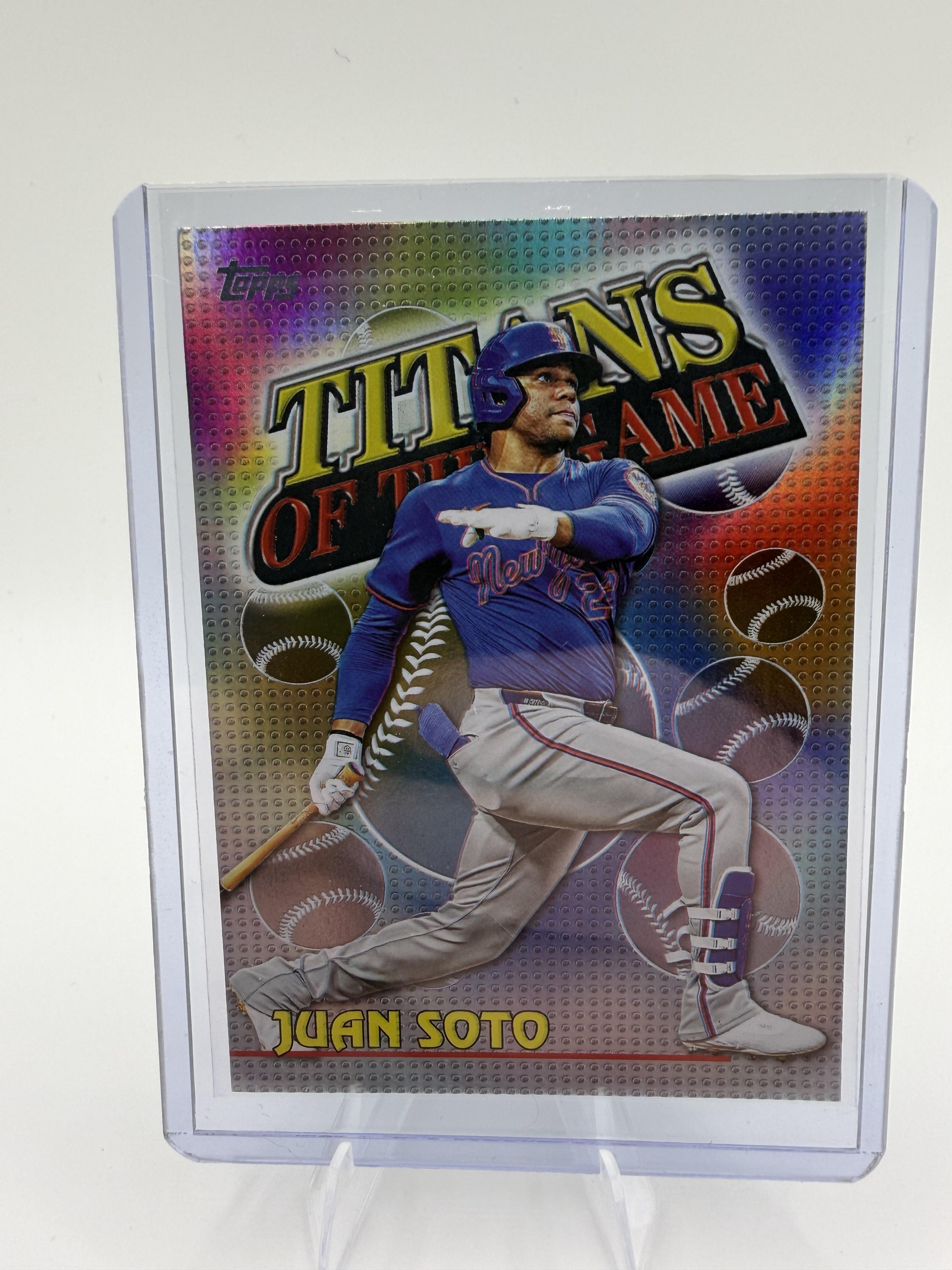 2026 Topps Juan Soto Titans of the Game TOG-11 New York Mets Card