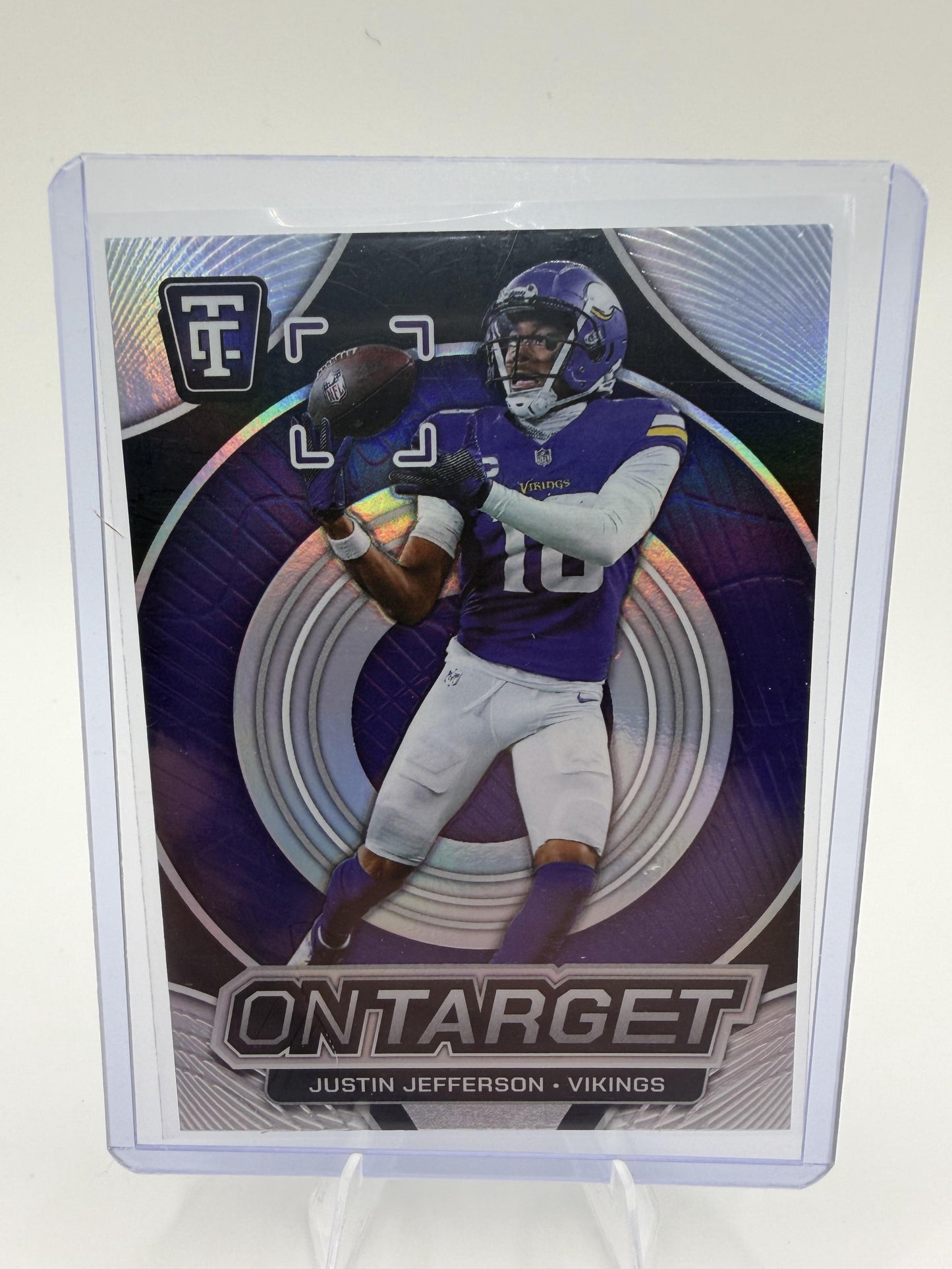 2024 Panini Totally Certified Justin Jefferson On Target #15 Mirror Vikings