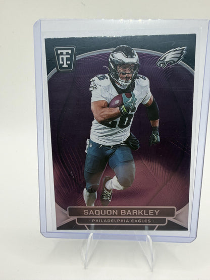 2024 Panini Totally Certified Saquon Barkley #73 Philadelphia Eagles Mirror