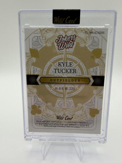 2025 Wild Card Jokers Wild Kyle Tucker 1/1 One of One Outfielder Houston