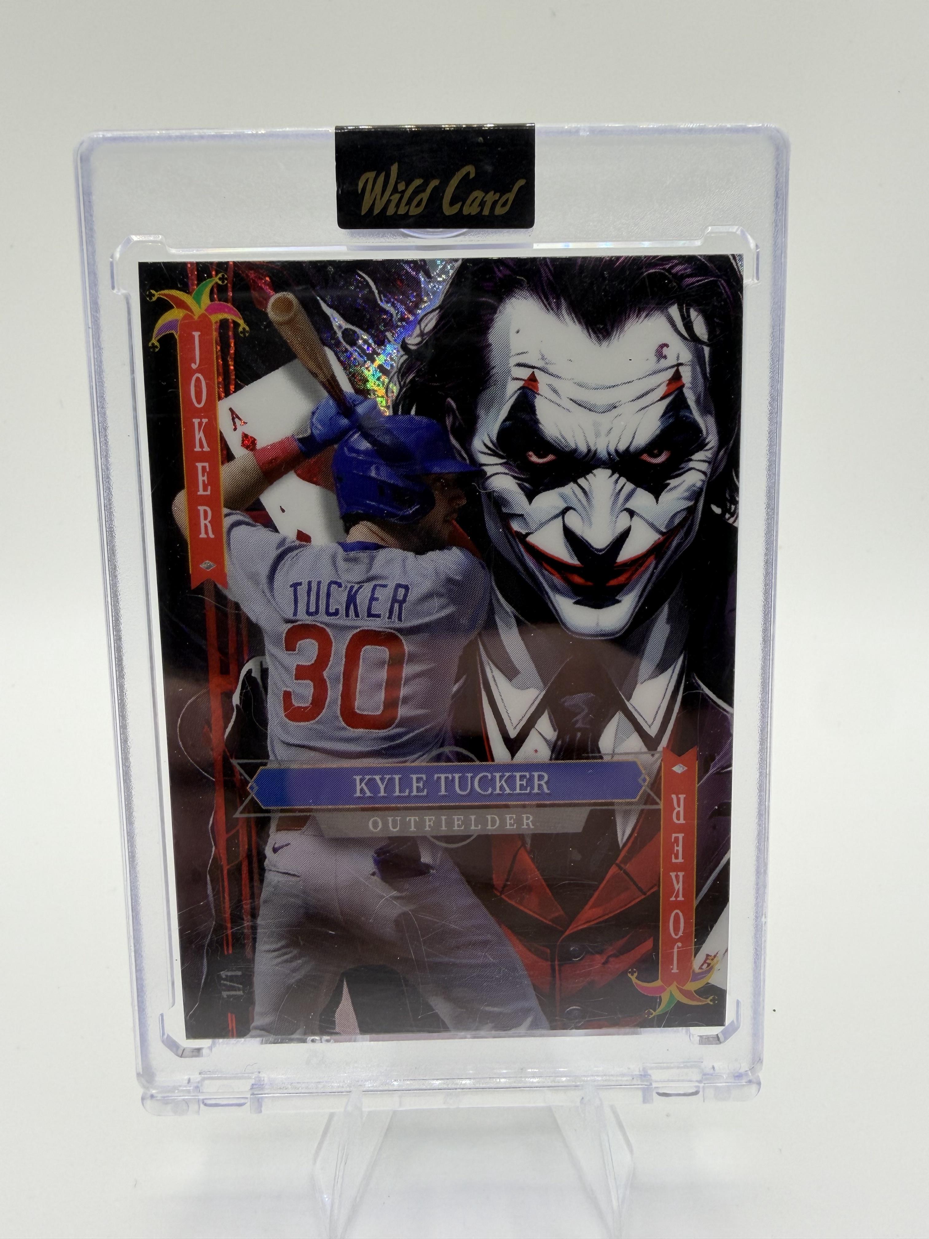 2025 Wild Card Jokers Wild Kyle Tucker 1/1 One of One Outfielder Houston