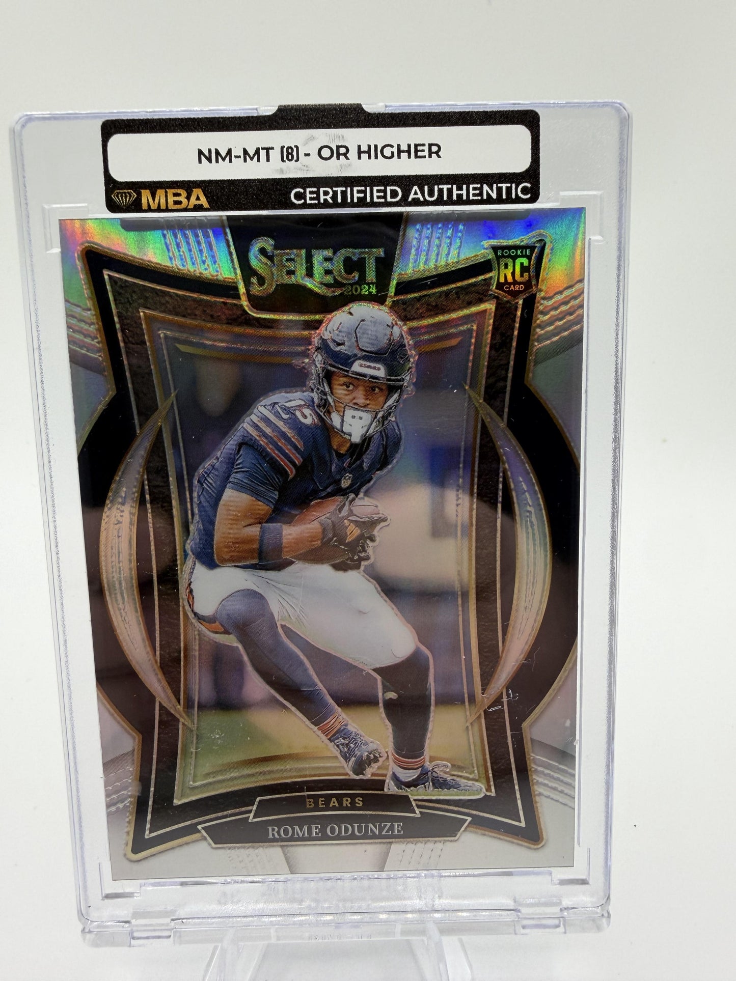2024 Panini Select Rome Odunze #3 Silver Prizm Concourse Card MBA NM-MT 8+ RC